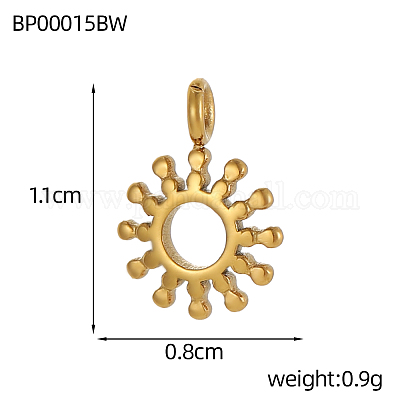 Подвески-подвески из нержавеющей стали 304 STAS-OY004-35G-1