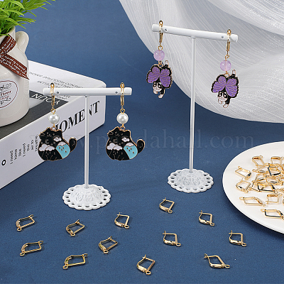 60 шт. латунные пончики KK-SC0004-58G-1