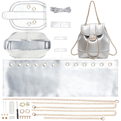 Наборы для изготовления женских сумок с пряжками своими руками DIY-WH0349-194B-1