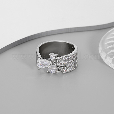 Манжеты из латуни с кубическим цирконием FS-WG471DC-01-1