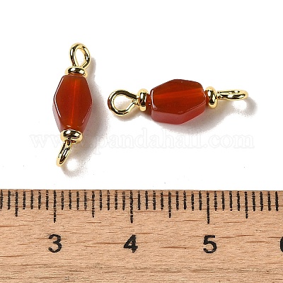 Подвески-соединители из натурального красного агата FIND-C046-09A-G-1