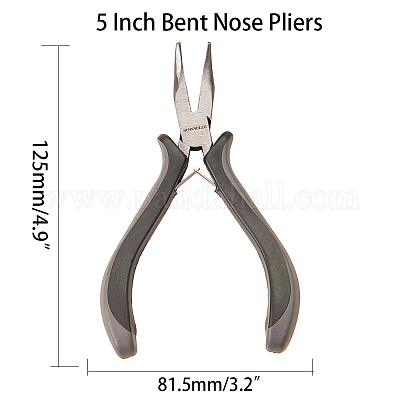 Hvtools 5 inch Bent Nose Plier - Silver