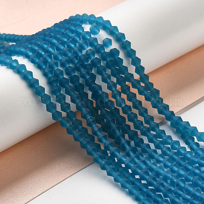 Имитировать нити бус из матового стекла из австрийского хрусталя EGLA-A039-T6mm-MD01-1