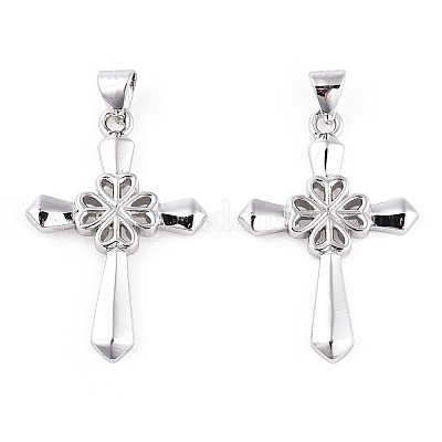 Подвески из серебра 925 пробы с родиевым покрытием STER-T007-42P-1