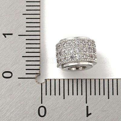 Латунные микропаве из прозрачного кубического циркония KK-G493-39P-01-1