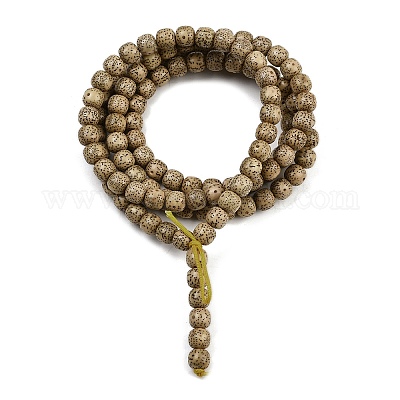 Натуральные бусины из семян рудракши бодхи WOOD-B010-A03-8x9mm-1