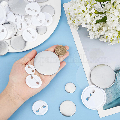 250 набор из 3-х железных брошей с кабошонами DIY-BC0004-80-1