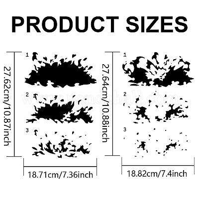 1 комплект трафаретов для рисования домашних животных DIY-MA0003-34B-1