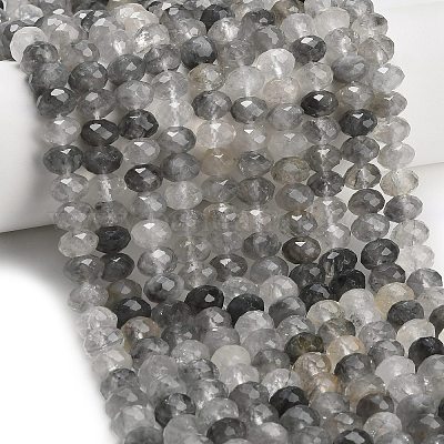 Естественный облачно кварц бисер пряди&nbsp;G-C280-A16-02-1