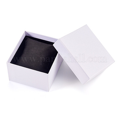 Прямоугольные бумажные подарочные коробки для ювелирных изделий CON-TAC0010-91B-1