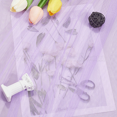 Сетчатая ткань из полиэстера DIY-WH20009-40J-1