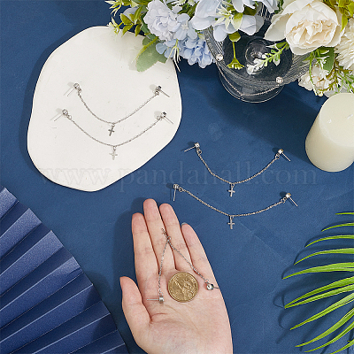 6 шт. булавки для шляп из нержавеющей стали 304&nbsp;HJEW-DR00267-1