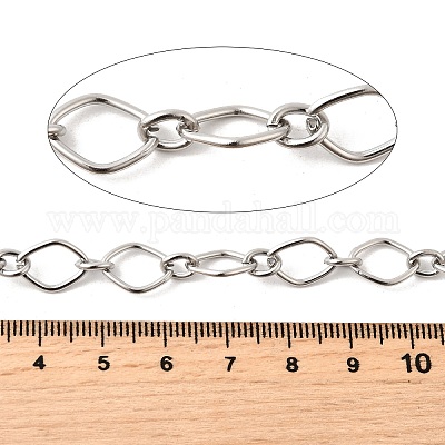 Овальные звенья цепи из нержавеющей стали 304 CHS-C018-02B-P-1