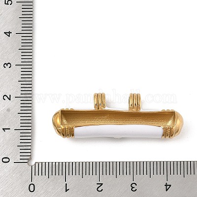 Подвески из нержавеющей стали 304 с эмалью STAS-P380-05G-02-1