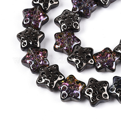 Гальванизируйте прозрачное стекло бисер нитей EGLA-N020-02H-1