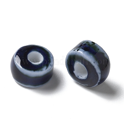 Фарфоровые бусины ручной работы PORC-L080-C17-1