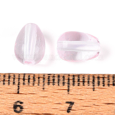 Выпечка расписные прозрачные стеклянные бусины DGLA-N014-10K-1