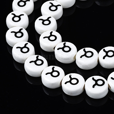 Бусины из фарфора и керамики ручной работы PORC-S502-032F-1