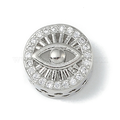 Покрытие стойки латунь микропаве прозрачные кубические циркониевые бусины KK-A220-07P-1