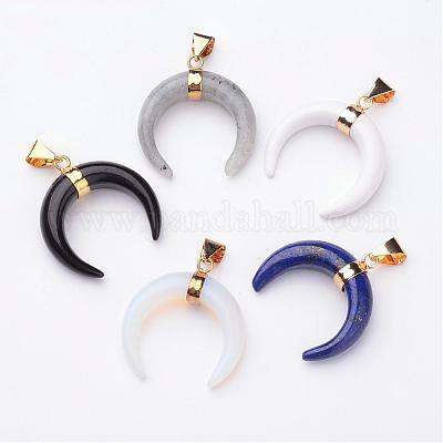 Природные и синтетические Gemstone подвески G-D859-01-1