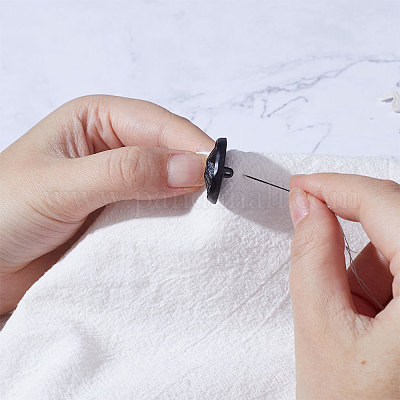 24 шт. 3 стильных пуговицы из сплава с тремя отверстиями на ножке BUTT-GF0001-37-1