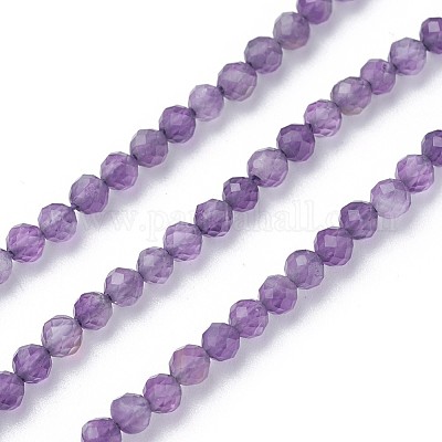 Amethyst 8 mm round beads strand - 12 inch 