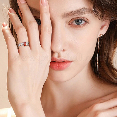 8 шт. 4 регулируемых латунных кольца-солитера KK-FH0006-14-1