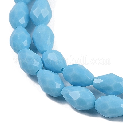 Непрозрачные однотонные нити бусин EGLA-N013-P10mm-D10-1