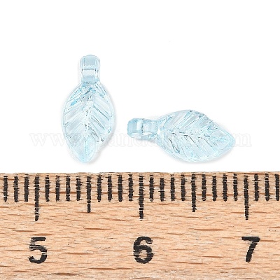 Прозрачные акриловые брелоки OACR-G054-02E-1