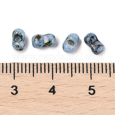 Пикассо стеклянные бусины SEED-Q038-02G-1