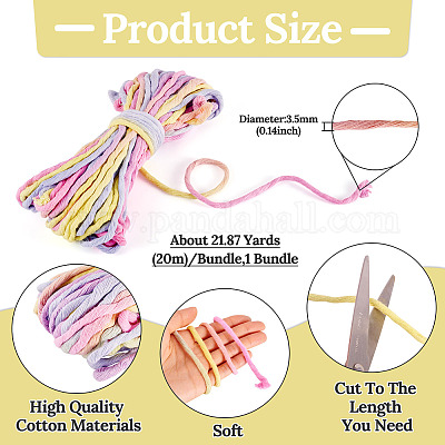 Хлопковый шнур градиентного цвета OCOR-TAC0021-11C-1