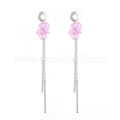 Серьга-гвоздик из нержавеющей стали 304 EJEW-JE04140-02-1