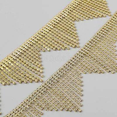 Латунь горный хрусталь чашка цепи OCOR-WH0816-023B-1