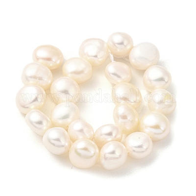 Нити из натурального культивированного пресноводного жемчуга PEAR-A006-09I-1