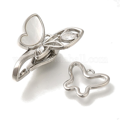 Застежки-защелки из латуни KK-K389-133P-1