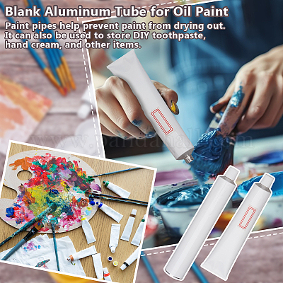 Пустая алюминиевая трубка для масляной краски DIY-OC0014-20-1