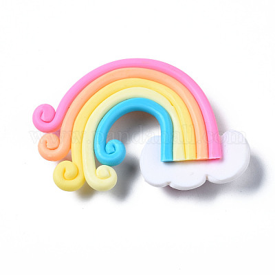 Кабошоны из полимерной глины ручной работы PORC-TD001-39C-1