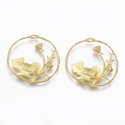 Латунные подвески&nbsp;KK-S349-028-NF-1