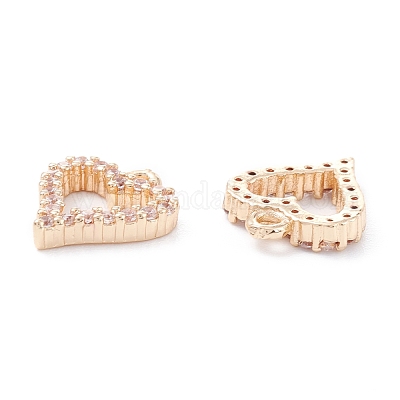 Стойки обшивки латунь микро проложить кубическую прелесть диоксида циркония ZIRC-C026-08LG-1