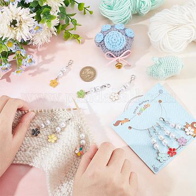 Маркеры для подвесок с круглыми и цветочными подвесками HJEW-AB00420-1