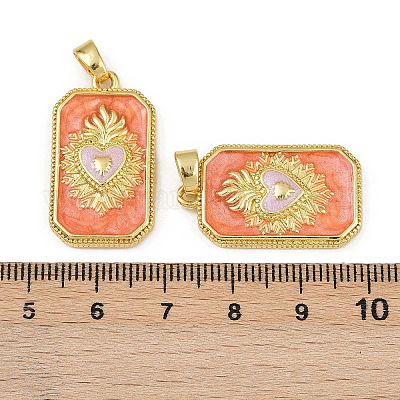 Латунь эмаль подвески KK-L190-008G-01-1