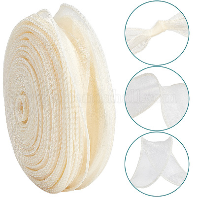 Полиэстер органза ленты SRIB-WH20020-003A-01-1