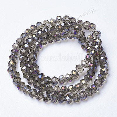 Гальванизируйте прозрачное стекло бисер нитей EGLA-A034-T2mm-F11-1