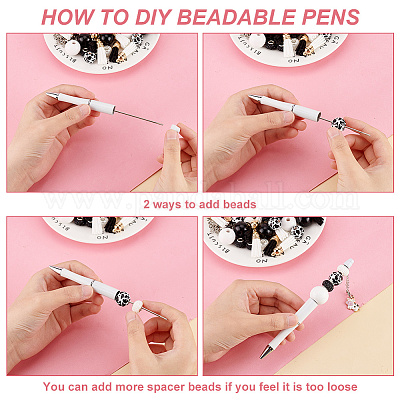 Персонализированные наборы ручек из бисера своими руками DIY-OC0011-04-1