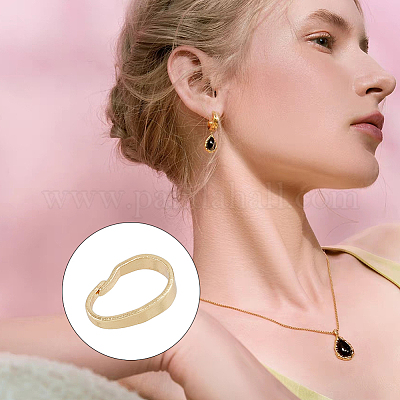 120 шт. латунные защелки на дужках KK-HY0002-74-1