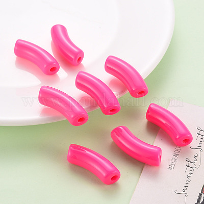 Непрозрачные акриловые бусины MACR-S372-001B-S005-1