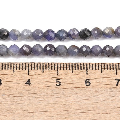 Натуральный танзанит бисер пряди G-C255-A01-4mm-1