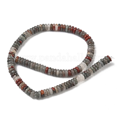 Natürliche afrikanische Heliotrop Perlen Stränge&nbsp;G-G329-A02-3x8mm-1