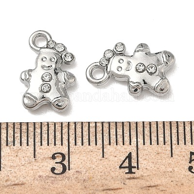 Рождественские подвески из сплава с кристаллами и стразами FIND-L026-01B-P-1