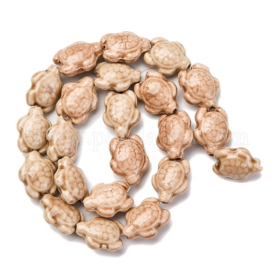 Фарфора ручной работы бисер нитей LAMP-G140-02O-1